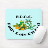 Vertrouw volledig op God-Muismat Muismat (Met muis)