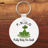 Vertrouw volledig op God Sleutelhanger (Voorkant)