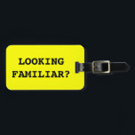 Vertrouwd bagagelabel voor zakken en koffers<br><div class="desc">Vertrouwd bagagelabel voor zakken en koffers Grappige grap.</div>