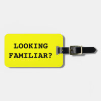 Vertrouwd bagagelabel voor zakken en koffers