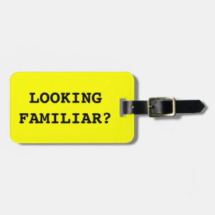 Vertrouwd bagagelabel voor zakken en koffers