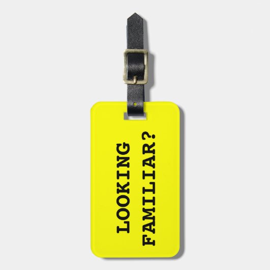 Vertrouwd bagagelabel voor zakken en koffers (Voorkant verticaal)