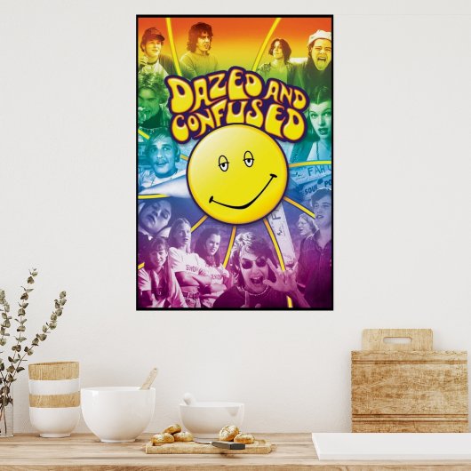 Vertrouwd en gedempt poster (Keuken)