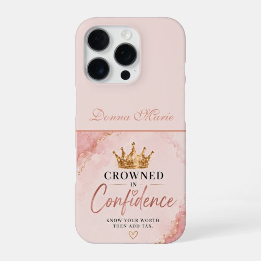 Vertrouwd Gekroond Inspirerend iPhone Hoesje (Achterkant)