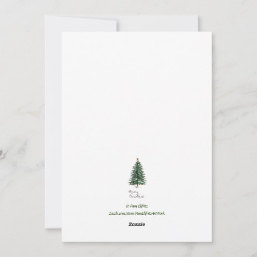 Vertrouwd Gezegde dat ik geen ochtendkarikatuur do Feestdagenkaart (Achterkant)