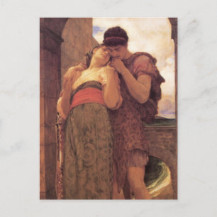 Vertrouwd kunstschilderij briefkaart
