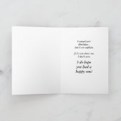 Vertrouwd op de Birthday-kaart Kaart (Binnen)