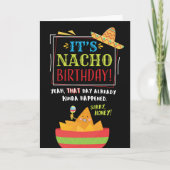 Vertrouwde dag, echtgenoot, NACHO Birthday Kaart (Voorkant)