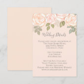 Vertrouwde details van de Waterverf Informatiekaartje (Voorkant / Achterkant)