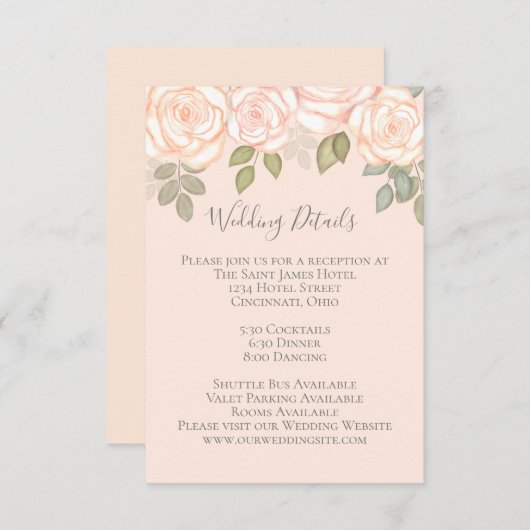 Vertrouwde details van de Waterverf Informatiekaartje (Voorkant / Achterkant)