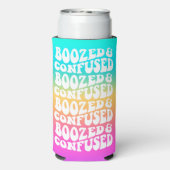 Vertrouwde en geBooste retroflecterende regenboogg Seltzer Blikjeskoeler (Seltzer Achterkant)