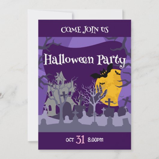 Vertrouwde Heksen Halloween-feest Kaart (Voorkant)