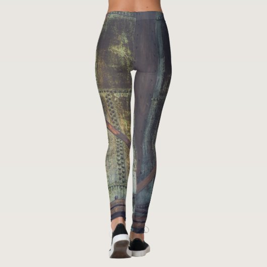 Vertrouwde industriële objecten in stedelijk lands leggings (Achterkant)