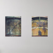 Vertrouwde industriële objecten in stedelijk lands muurkunst sets (Voorkant)