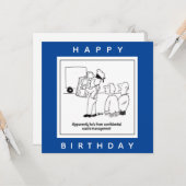 Vertrouwelijk afvalbeheer van inzamelaar weigeren kaart (Voorkant / Achterkant in situ)