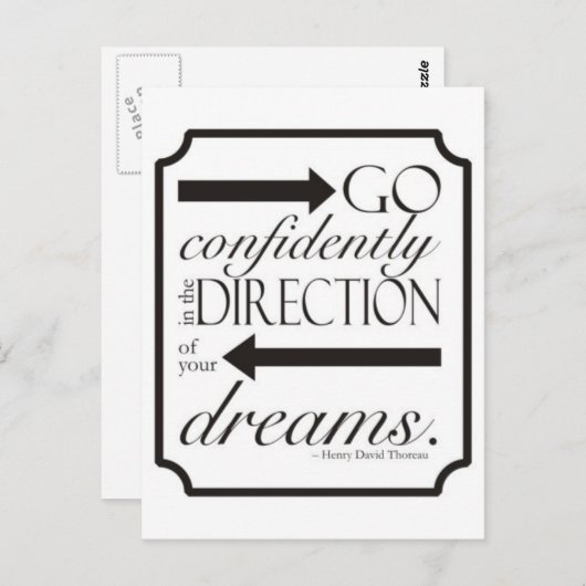 Vertrouwelijk Briefkaart (Voorkant / Achterkant)