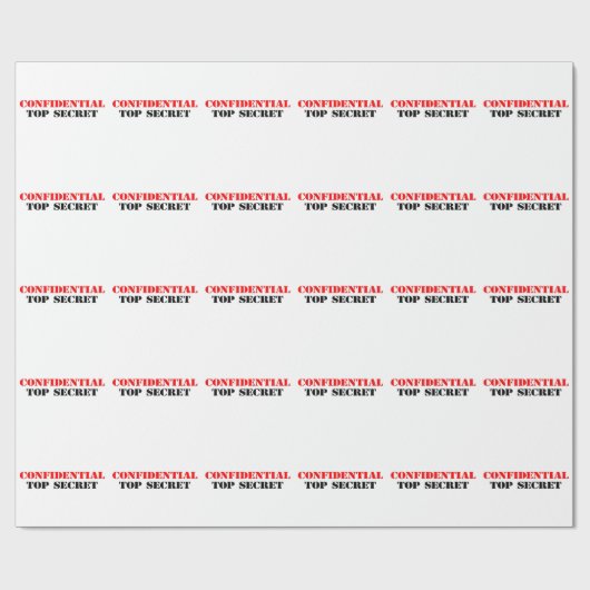 Vertrouwelijk Cadeaupapier (Vlak)