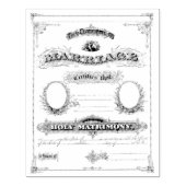 Vertrouwelijk certificaat authentieke kunststempe rubberstempel (Afrduk)