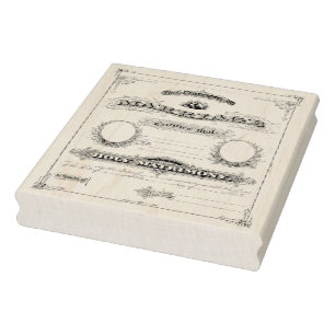 Vertrouwelijk certificaat authentieke  kunststempe rubberstempel