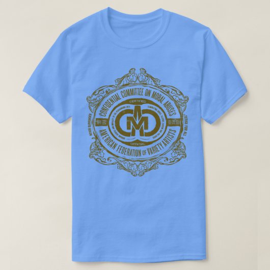 Vertrouwelijk Comité inzake Moreel Misbruik T-shirt (Design voorkant)