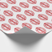 Vertrouwelijk geheim teken bovenaan cadeaupapier (Hoek)