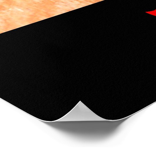 Vertrouwelijk in de richting.. poster (Hoek)