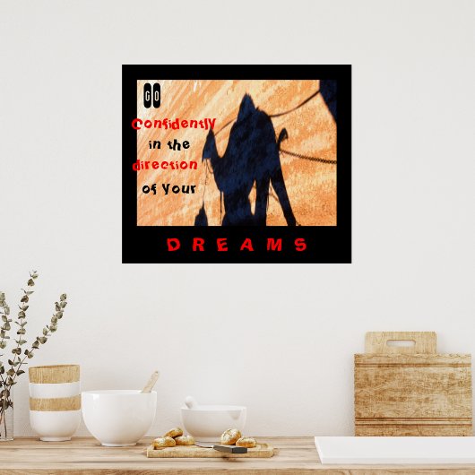 Vertrouwelijk in de richting.. poster (Keuken)