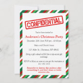 vertrouwelijk | Leuk kerstfeest Kaart (Voorkant)