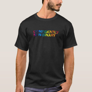 Vertrouwelijk niet-binaire LGBQ GendervloeistofPri T-shirt