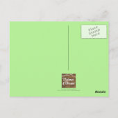 Vertrouwelijk regenboogAfstuderen Briefkaart (Achterkant)