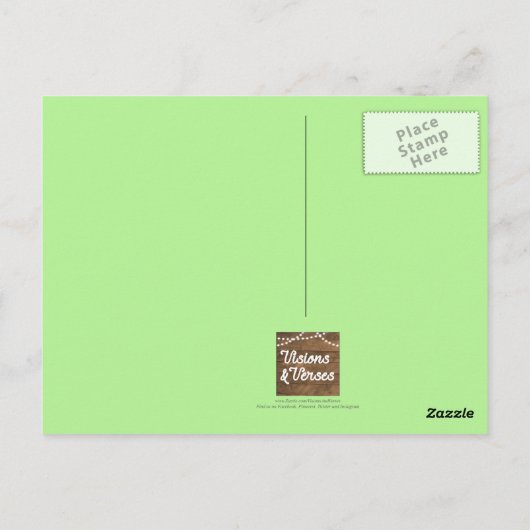 Vertrouwelijk regenboogAfstuderen Briefkaart (Achterkant)