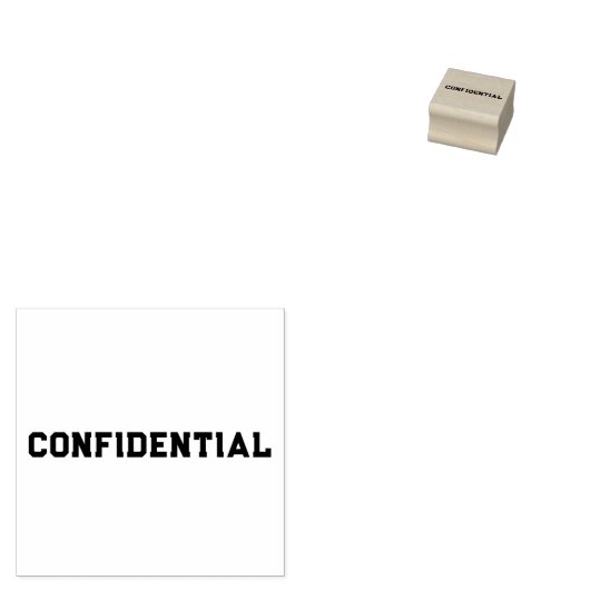 Vertrouwelijk Rubberstempel (Gestempeld)