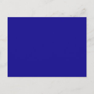 Vertrouwelijk slimme blauwe kleur briefkaart