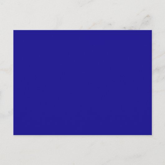 Vertrouwelijk slimme blauwe kleur briefkaart (Voorkant)