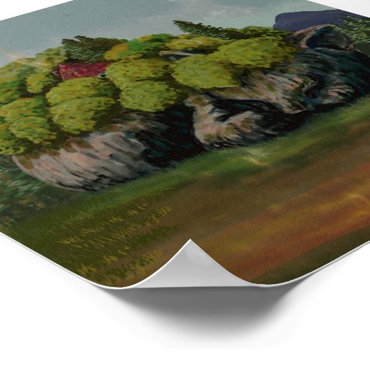 Vertrouwelijk voor heks poster (Hoek)