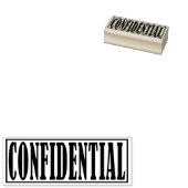 Vertrouwelijk Zakelijk Kantoor Ingelijste Eenvoudi Rubberstempel (Gestempeld)