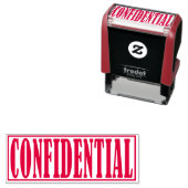Vertrouwelijk Zakelijk Kantoor Ingelijste Eenvoudi Zelfinktende Stempel (In situ)