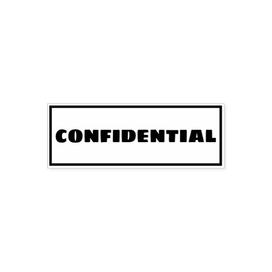 Vertrouwelijk Zelfinkt stempel (Design)