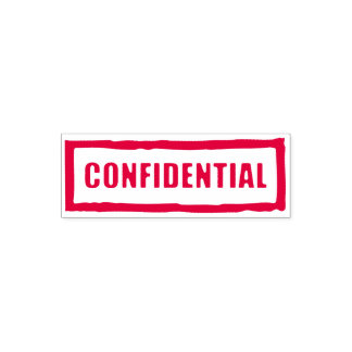 Vertrouwelijk Zelfinktende Stempel