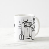 Vertrouwelijke afvalverwerking & rommelpost koffiemok (Voorkant rechts)