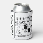 Vertrouwelijke begeleiding, geen annulering blikjeskoeler (Blikje Voorkant)