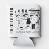 Vertrouwelijke begeleiding, geen annulering blikjeskoeler (Achterkant)