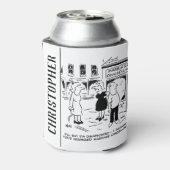 Vertrouwelijke begeleiding, geen annulering blikjeskoeler (Blikje Achterkant)