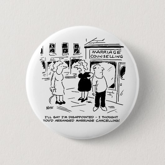 Vertrouwelijke begeleiding, geen annulering ronde button 5,7 cm (Voorkant)