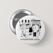 Vertrouwelijke begeleiding, geen annulering ronde button 5,7 cm (Voorkant /achterkant)