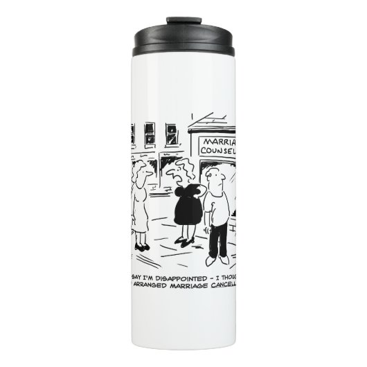 Vertrouwelijke begeleiding, geen annulering thermosbeker (Voorkant)