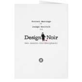 Vertrouwelijke blanco kaart beschermen (Achterkant)