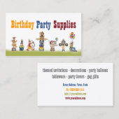 Vertrouwelijke bontserij bij geboorte visitekaartje (Voorkant / Achterkant)