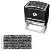 Vertrouwelijke Documentbeveiliging Zelfinktende Stempel (In situ)