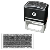 Vertrouwelijke documentbeveiliging zelfinktende stempel (In situ)
